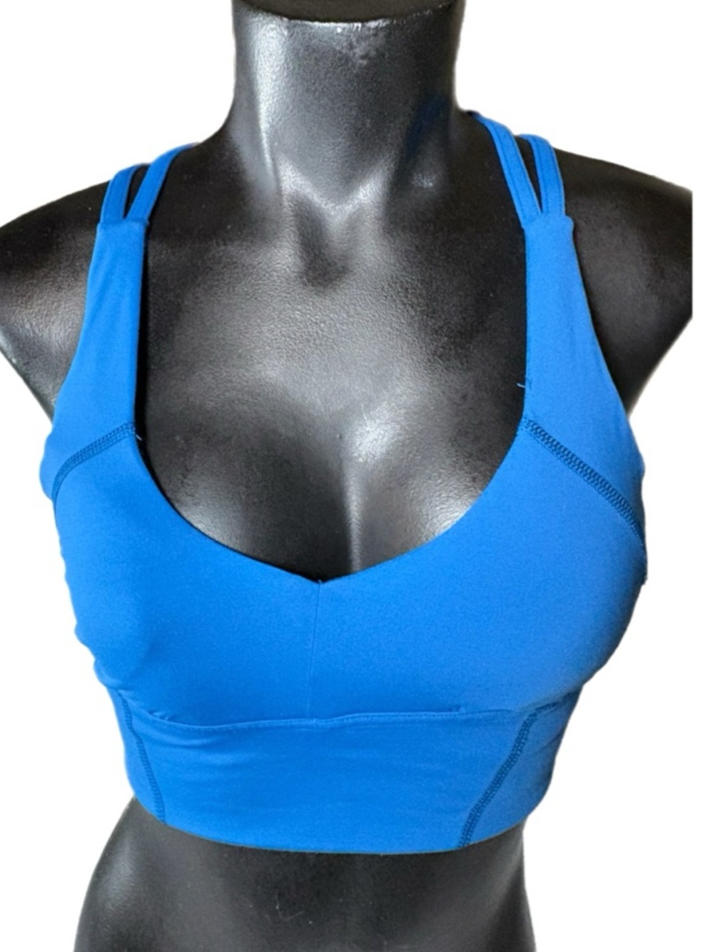 lululemon athletica Bright Blue Double-Strap Longline Sports Bra